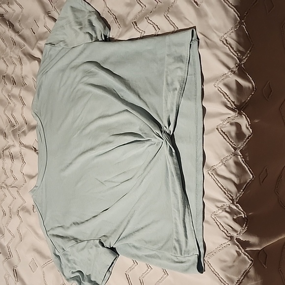 LLD Tops - LLD, Light Blue crop top, Size XL